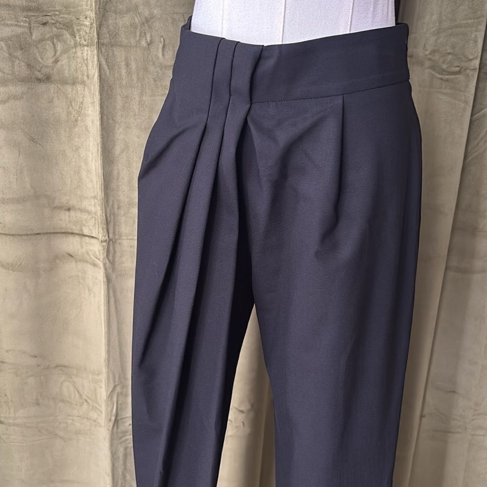 Fendi draped front women black pants, IT40( US4) - Picture 2 of 9